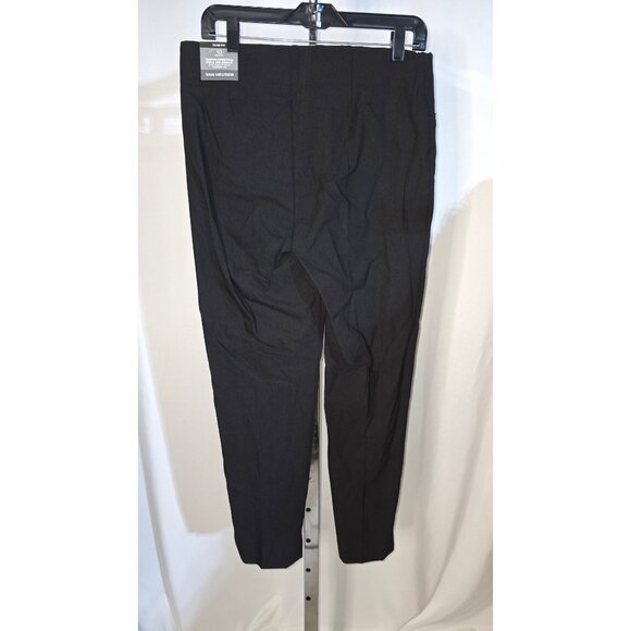 Van Heusen Women's Slim Fit, Super Stretch, Pull-on ankle Pants - Black - Sz 10 - Picture 1 of 5